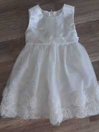 Biała sukieneczka roz.92