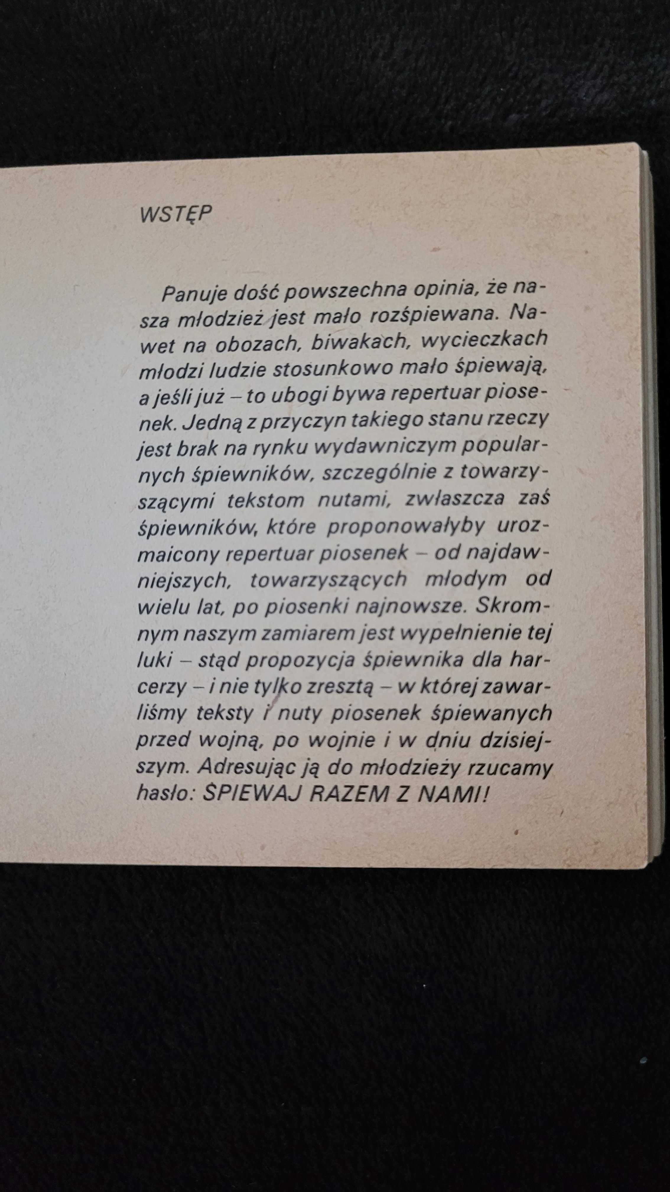 Pod namiotem słońca. Śpiewnik. ZHP, Dziennik Wieczorny, PRL