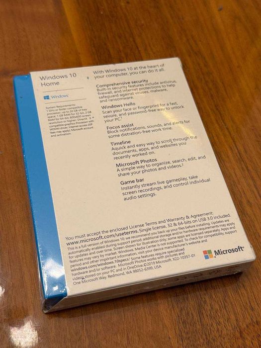 Windows 10 Home BOX Nowy