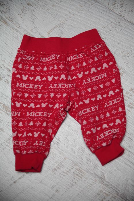 Spodnie niemowlak Mickey Disney baby 62 Smyk nowe