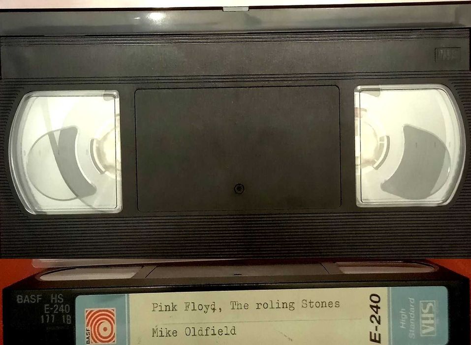 362 VHS Pink Floyd The Rolling Stones Mike Oldfield (Old Time)(2)