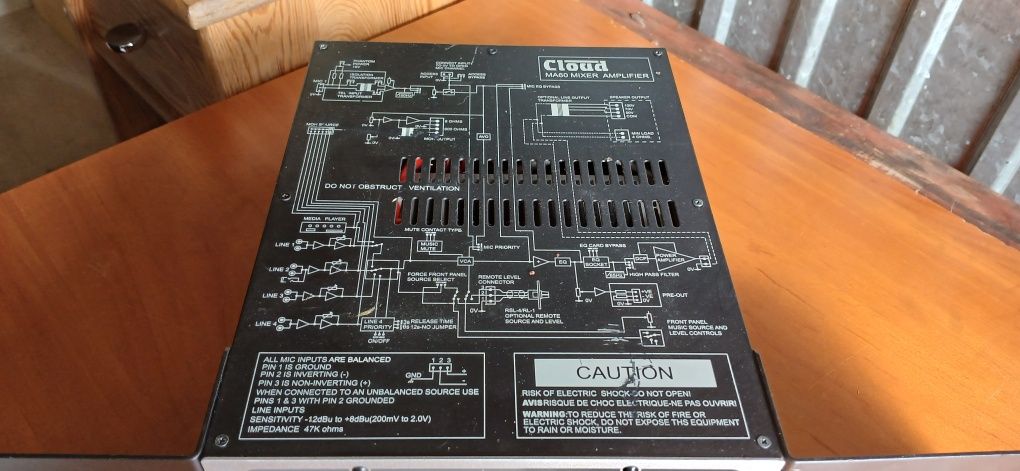Cloud MA60 Mixer Amplifier