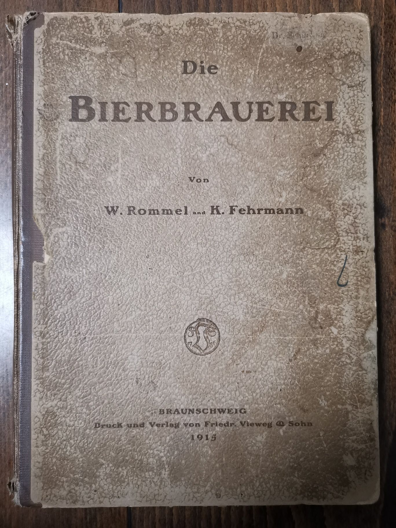 Die Bierbrauerei oryginał z 1915 r. Unikat