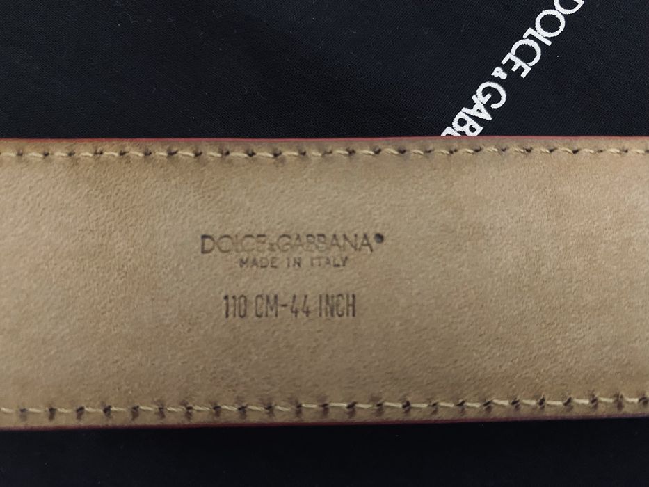 Ремень D&G шкіряний