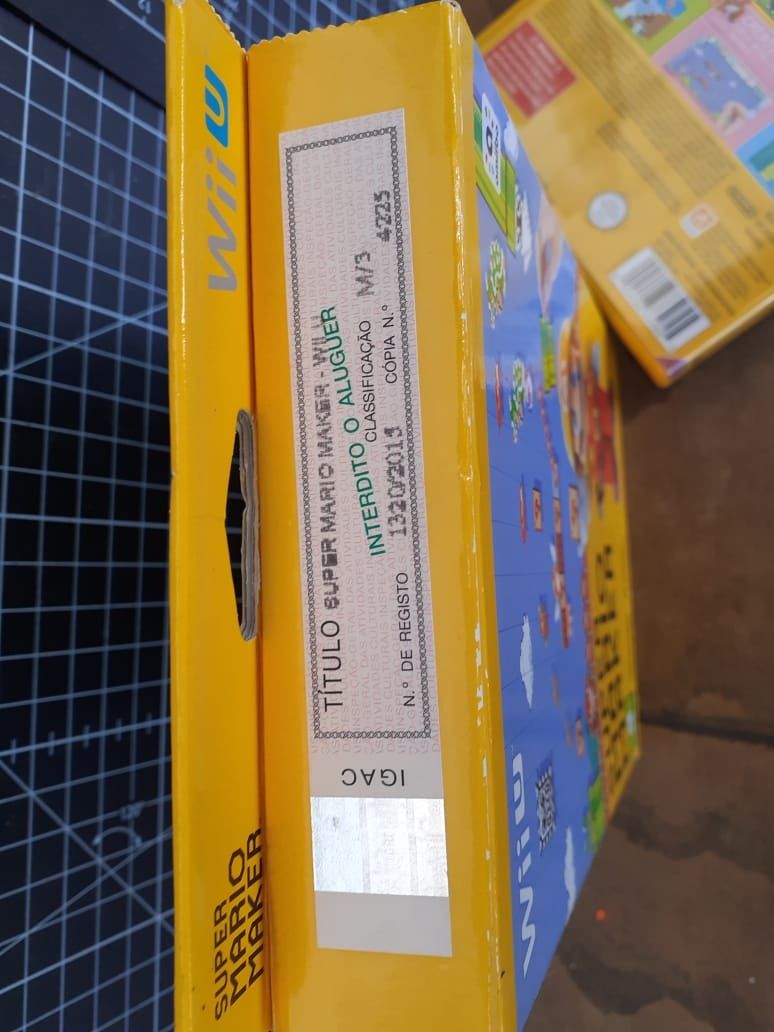 Super Mario Maker Nintendo Wii U edição colecionador impecável