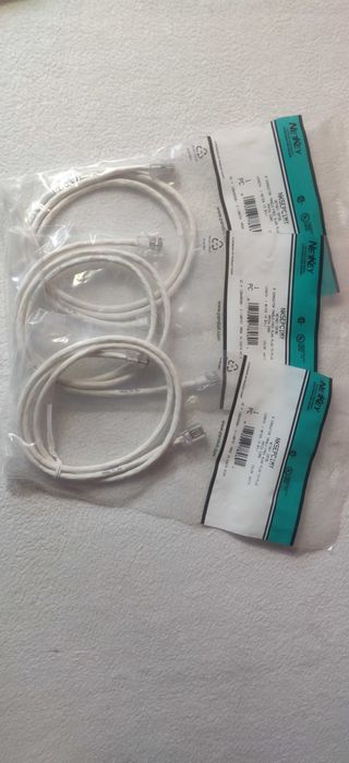 Кабель Патч-корд 1м, UTP, cat.5e, RJ45, Новый