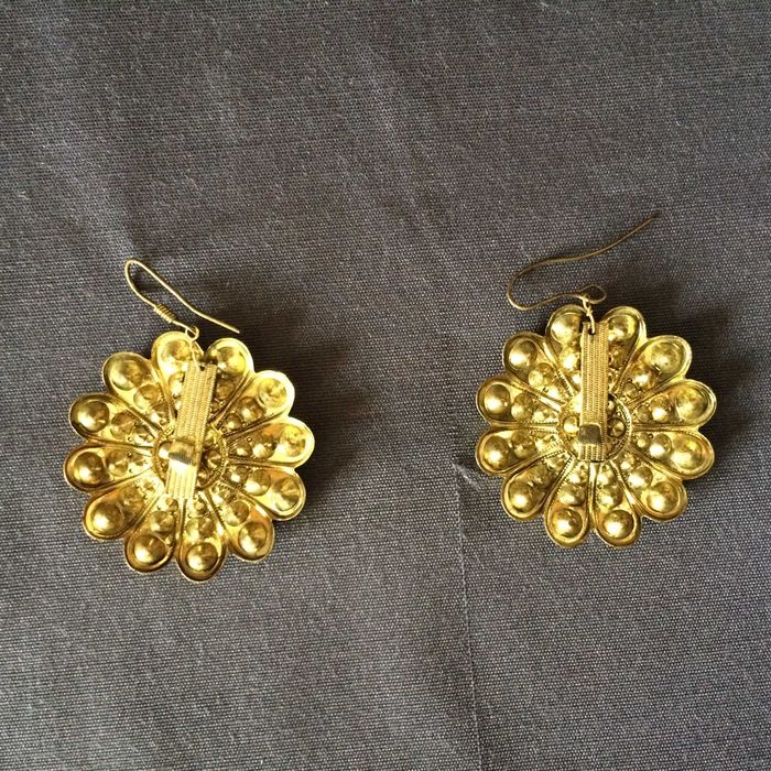 Вінтажні сережки біжутерія Чехословакія