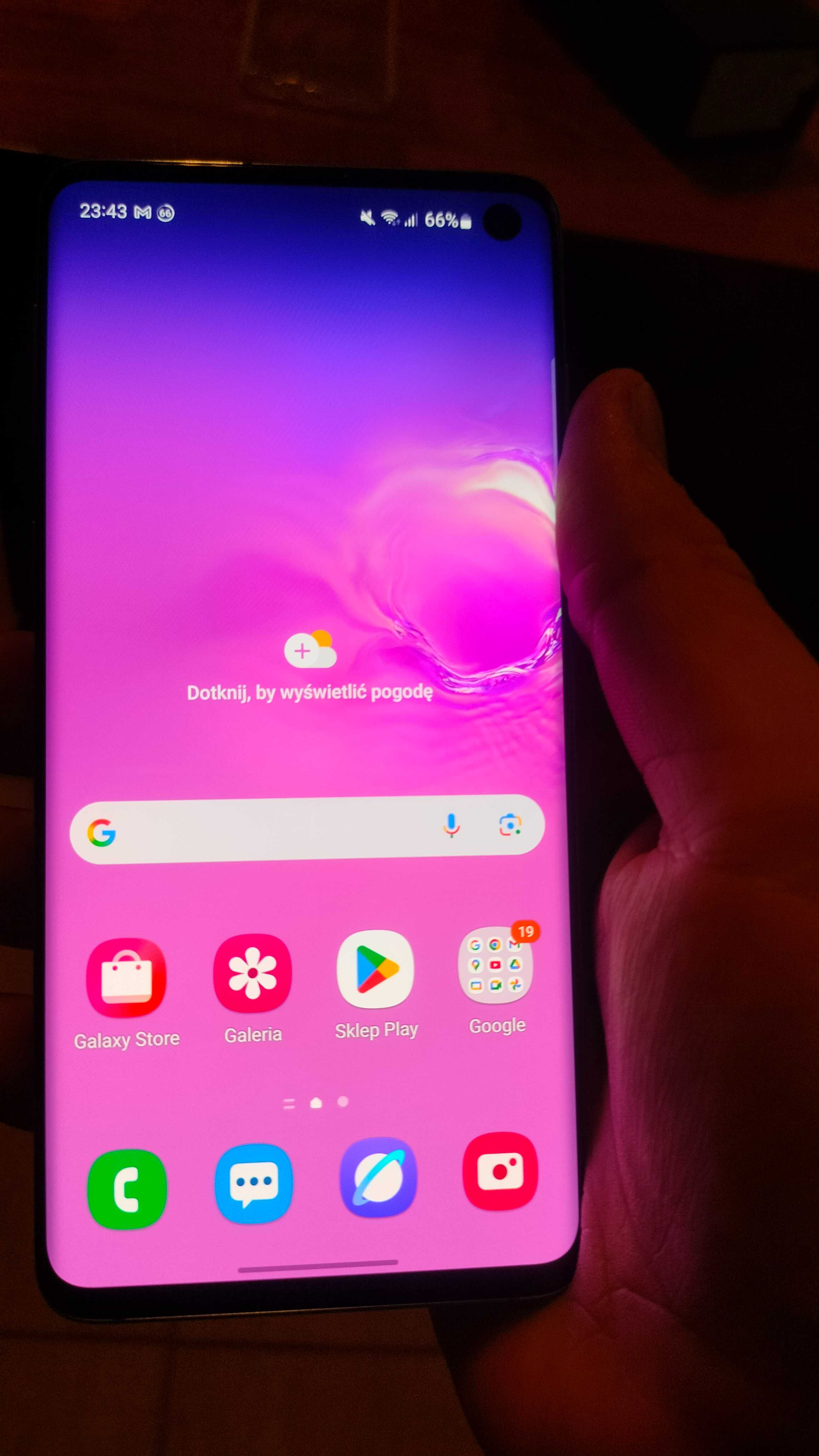 Galaxy S10 Odnowiony + pudełko, ładowarka, etui, szkło hartowane