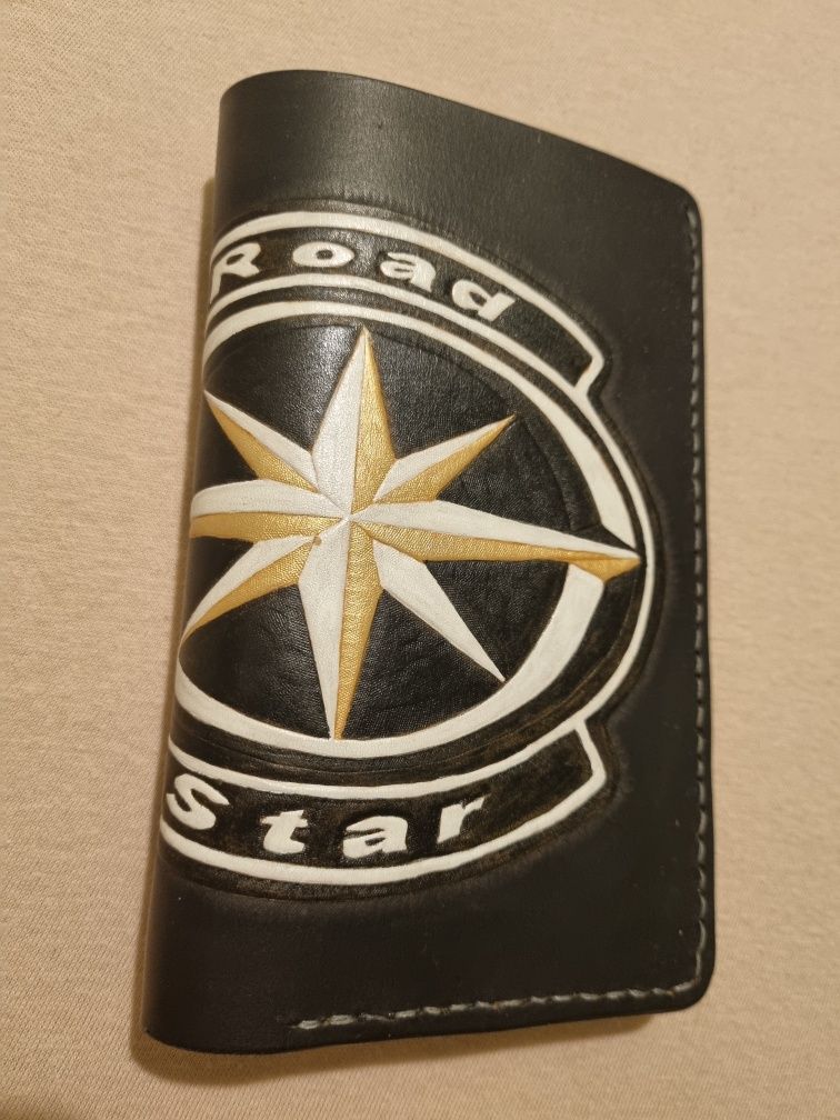 Portfel skórzany Road Star czarny