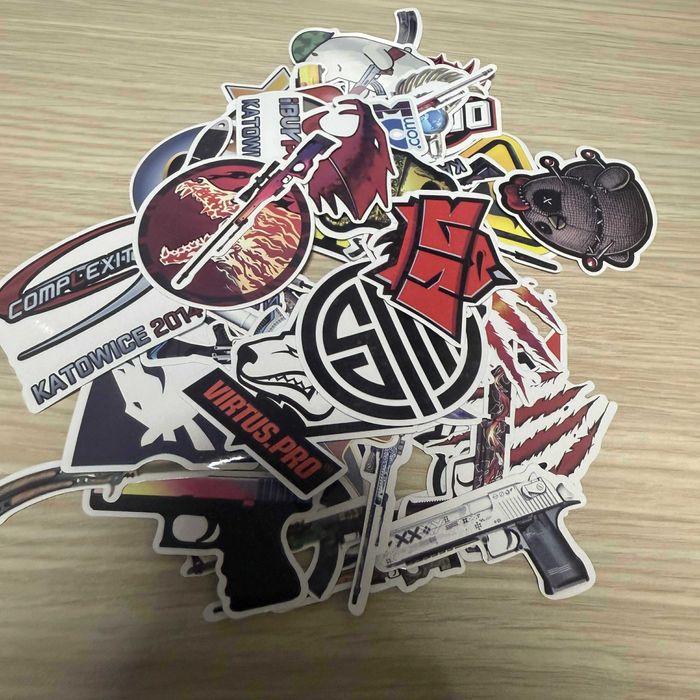 50 naklejek CS:GO/CS2 - stan nowy