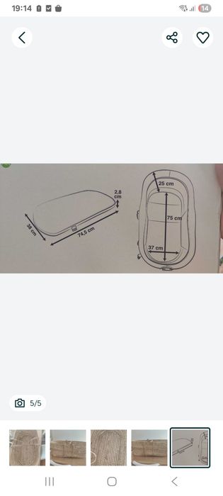 Alcofa verga bebé com estrutura e colchão