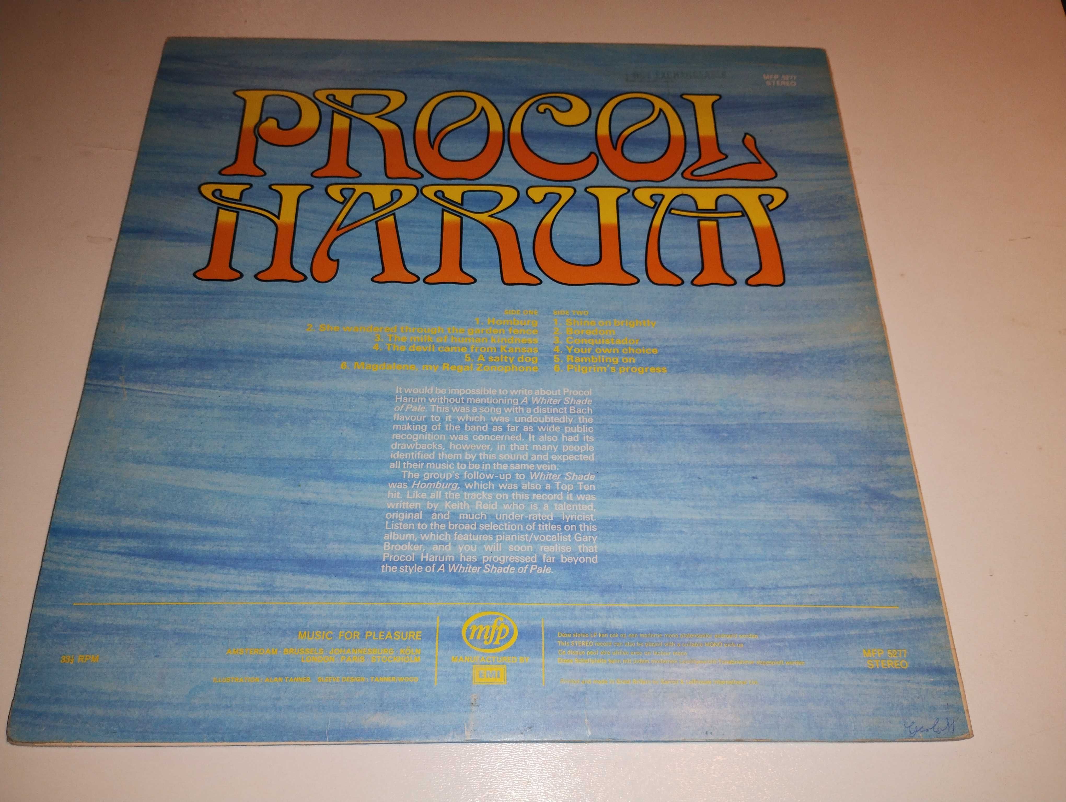 Procol Harum a Salty Dog LP rok 1972 wyd. UK