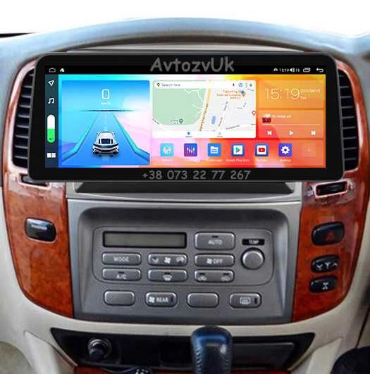 Магнитола LAND CRUISER LC 100 Toyota GPS TV USB LC100 2 дин Android 14