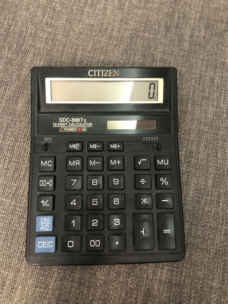Калькулятор в рабочим состоянии