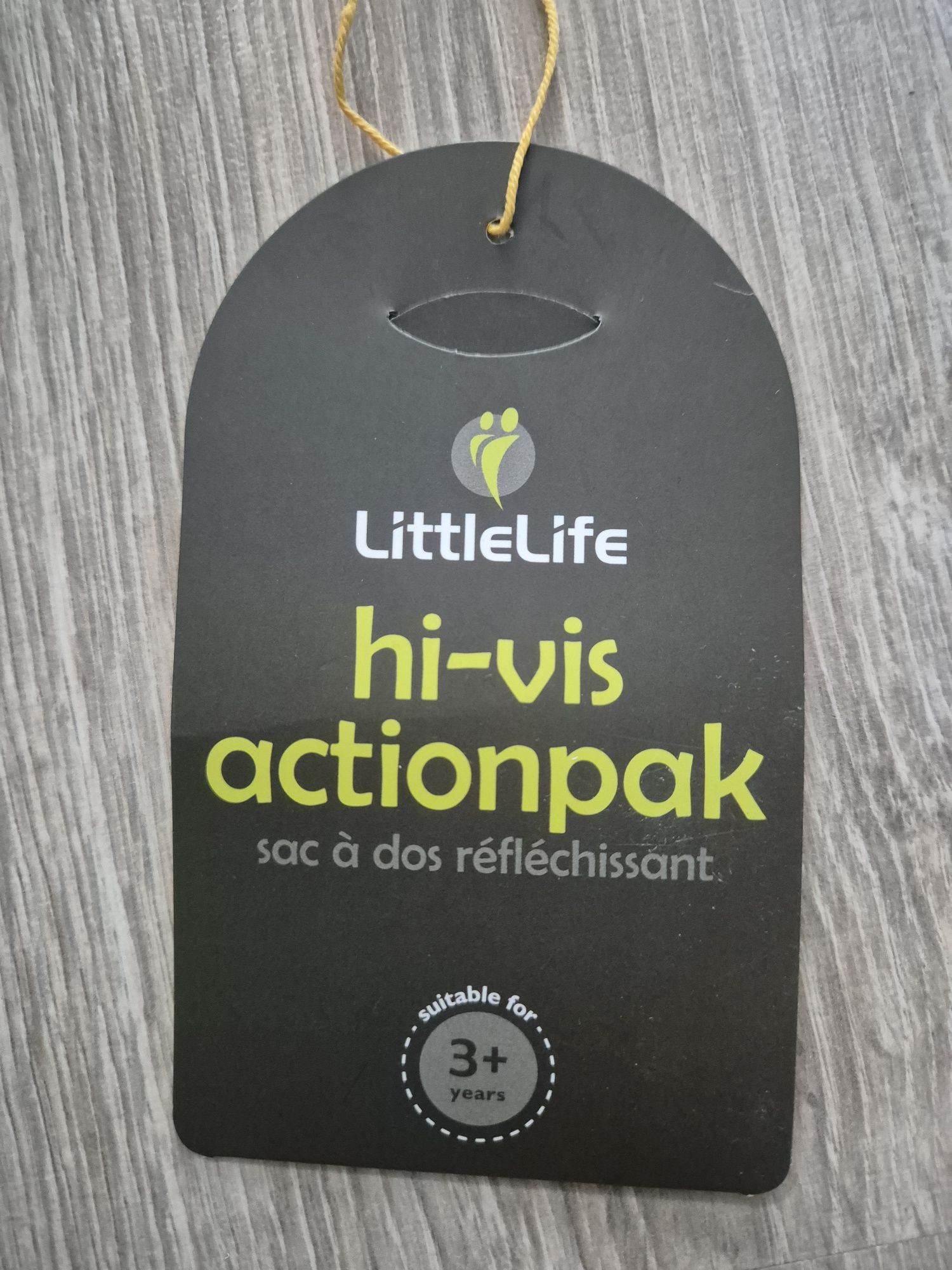 Plecak LittleLife odblaskowy ActiveGrip Dinozaur, smycz bezpieczeństwa