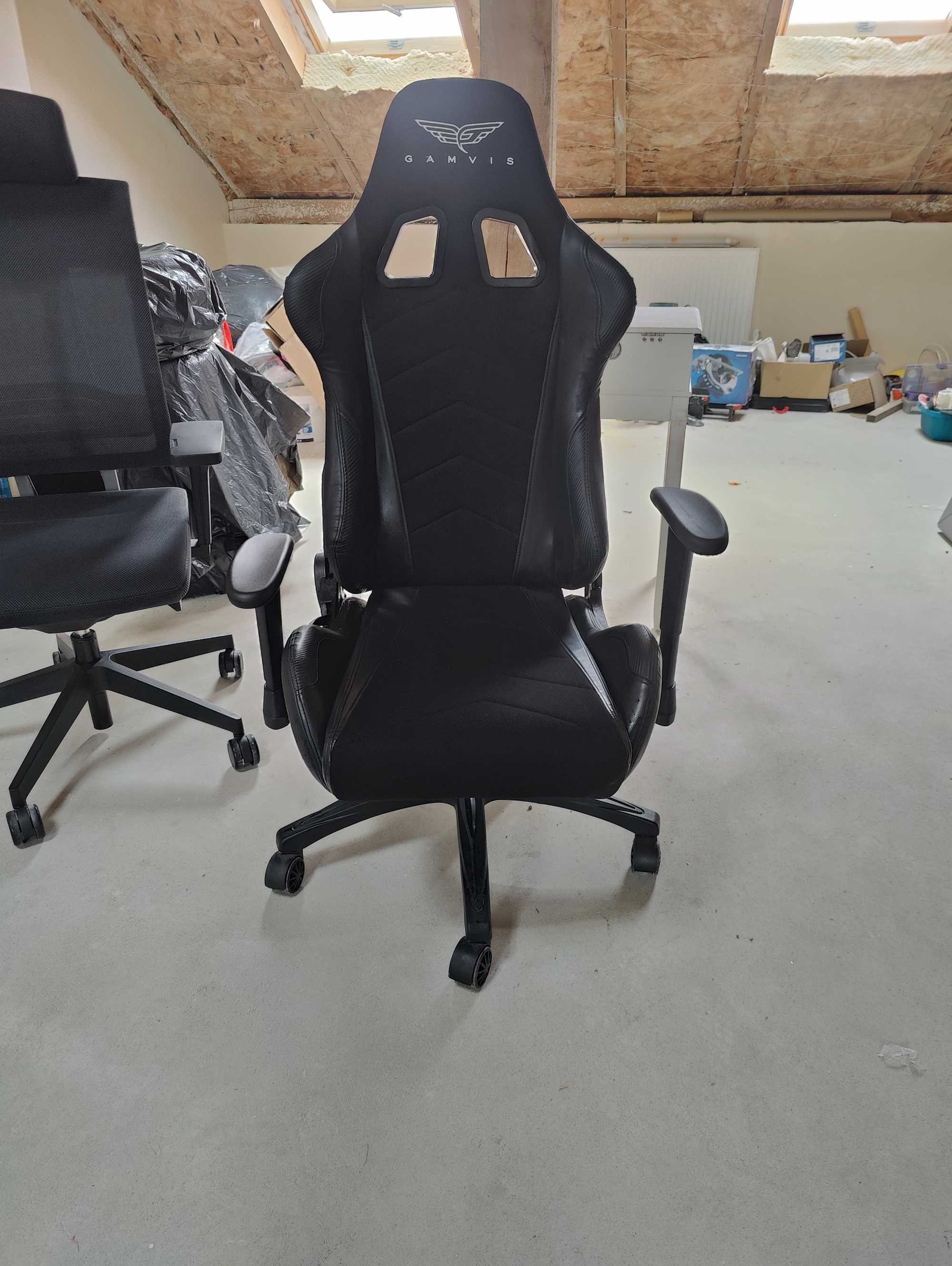 Fotel gamingowy Gamvis expert czarny
