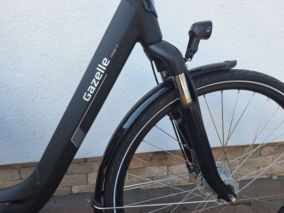 ** GAZELLE ORANGE C7 plus * BARDZO ładny*** czarny ^ koła28* holenders