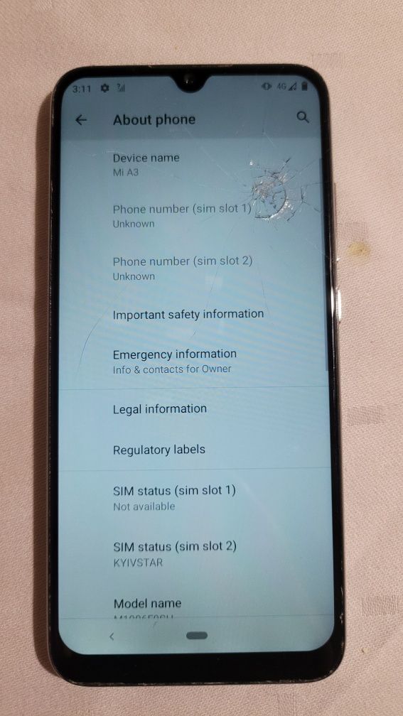 Xiaomi Mi A3 64gb Под Замену Экрана