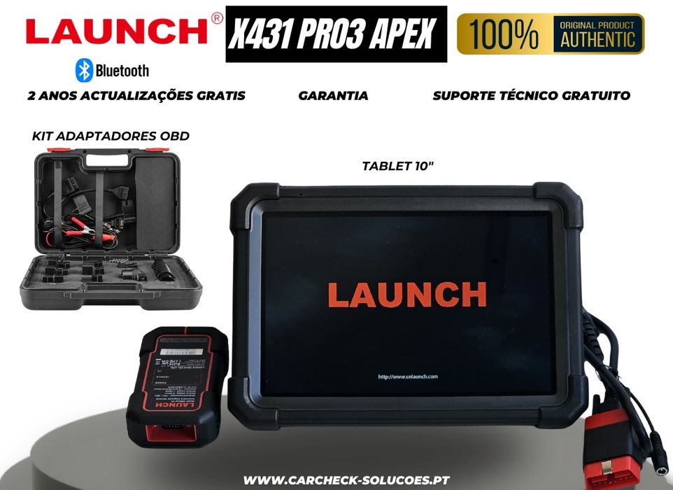 Launch X431 PRO3 APEX Maquina de Diagnóstico Profissional