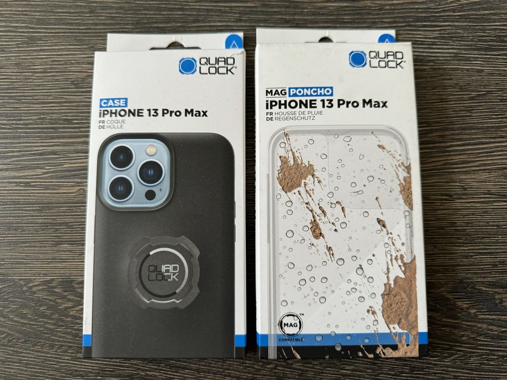 Quad Lock case i poncho dla iPhone 13 Pro Max
