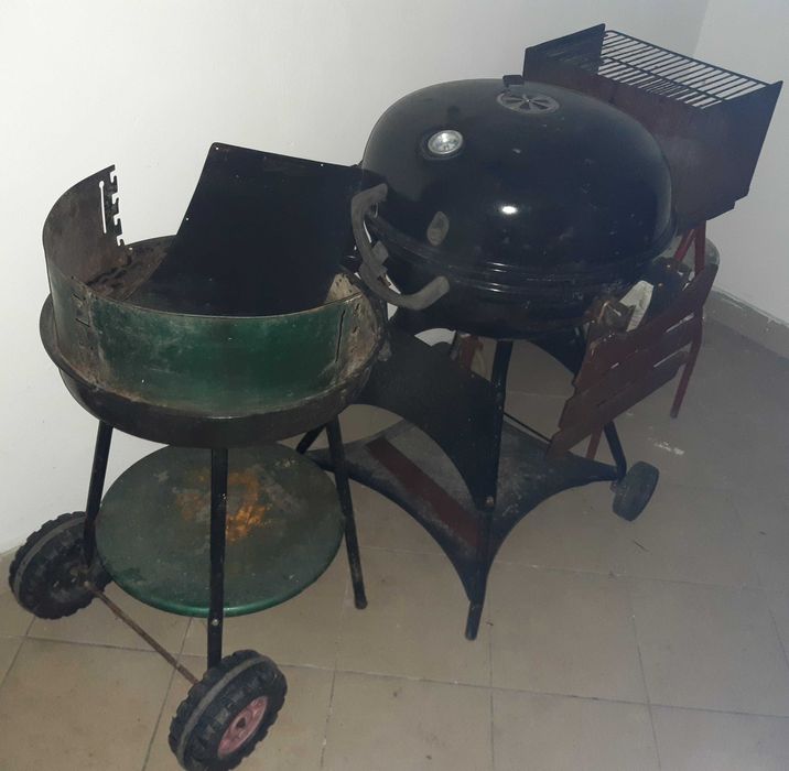 Grill przenosny stalowy 4 szt