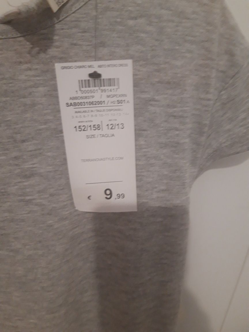Bawełniana sukienka z falbanka