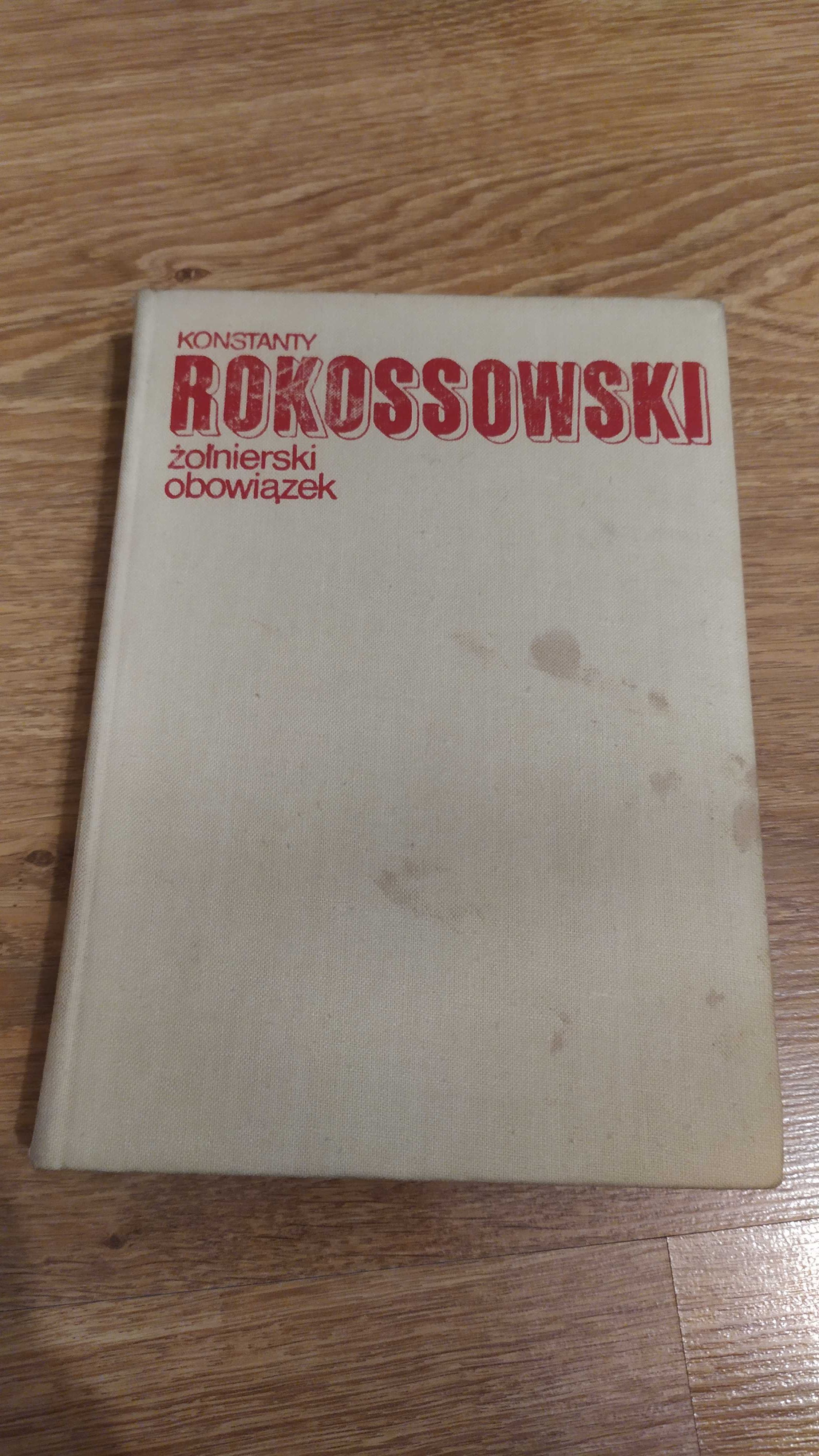 żołnierski obowiązek książka