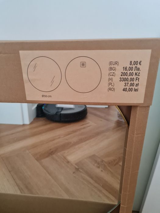 Lustra w ramce złotej lub czarnej