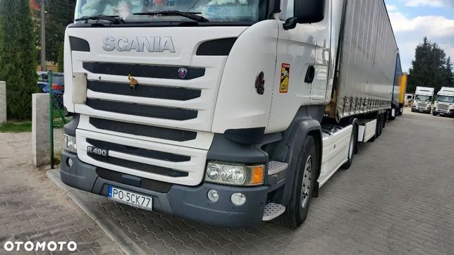 Scania r490  scania r490 r450 org 782 tyś km nowe hamulce, webasto i clima.!