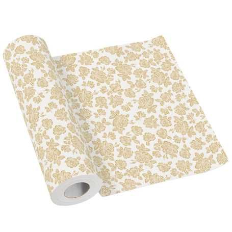 Bieżnik 40cmx24m Aitland Subtle Roses gold