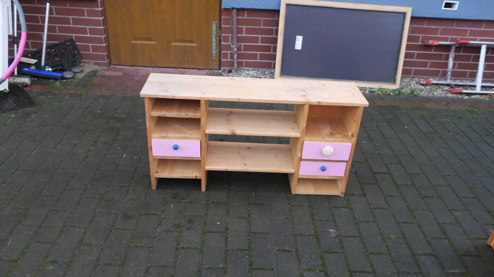 Szafka półka biurko drewniane pokój dziecięcy