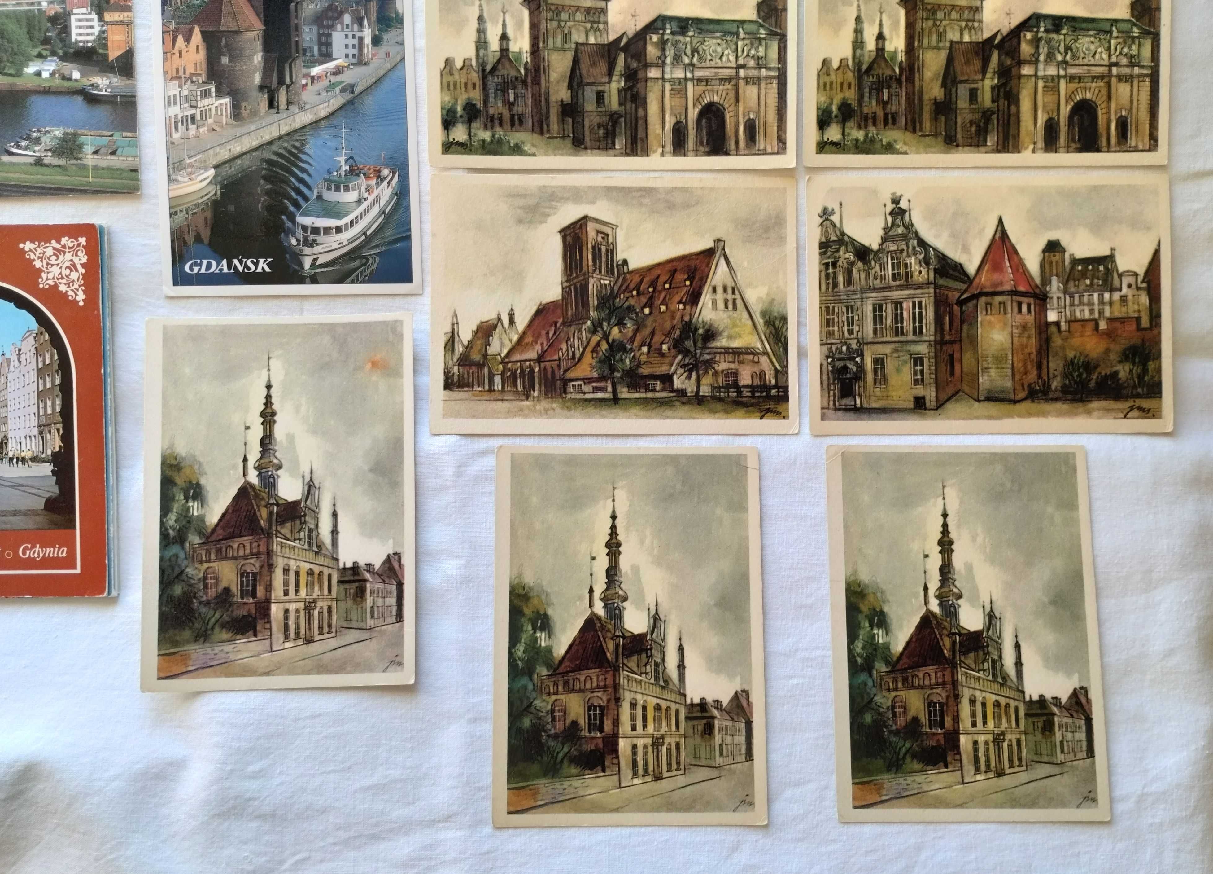 Kartki pocztowe - Gdańsk Sopot Gdynia...