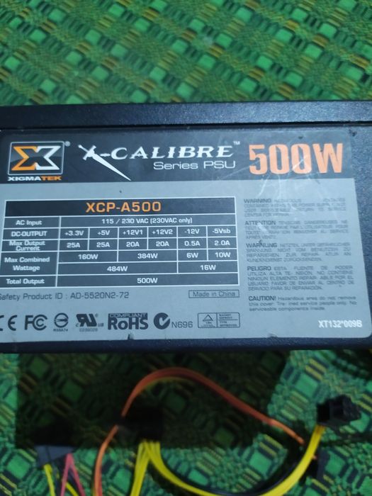 Блок питания Xigmatek Kalibre XCP-A500