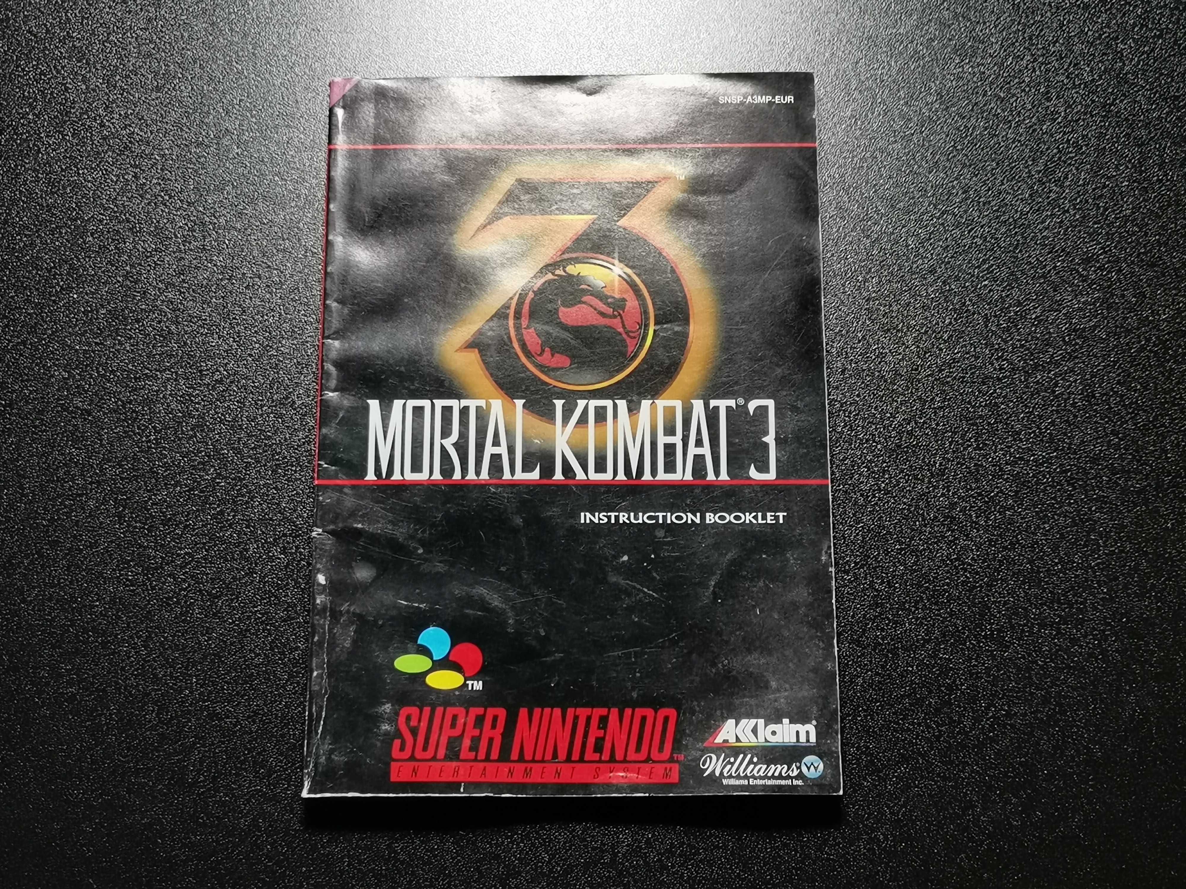 Super Nintendo Mortal Kombat 3