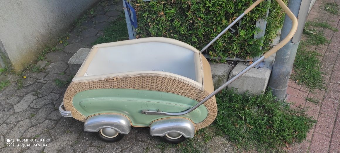 Wózek dziecięcy vintage retro PRL DDR
