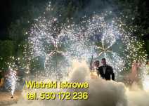 Wiatraki iskrowe, fontanny iskier