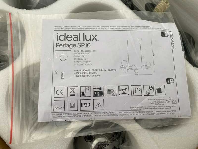 Candeeiro Idea lux perlage SP 10