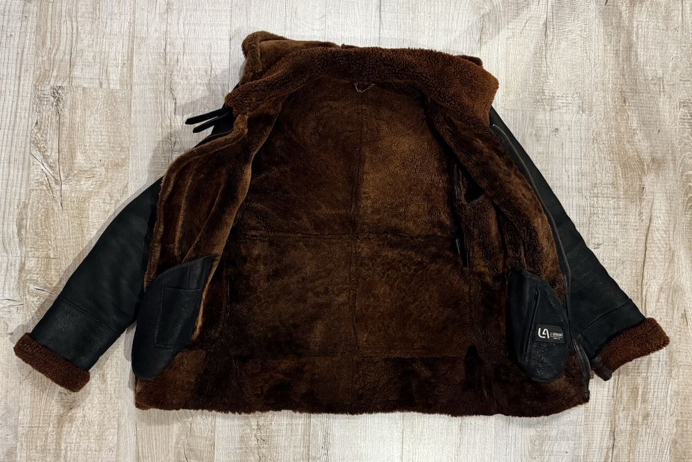 Дубленка Пилот Бомбер