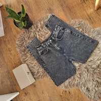 Czarne jak nowe jeansy boyfriendy damskie jeans spodnie damskie 34