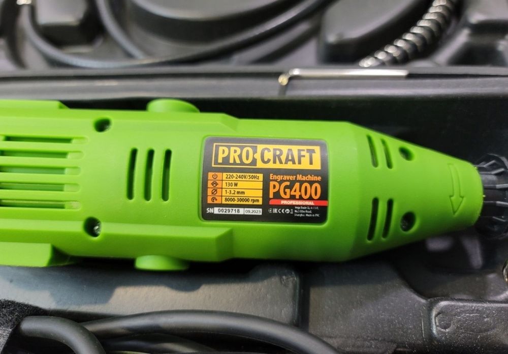 Гравер бормашина дремель ProCraft PG400 С Патроном Гарантия 12мес