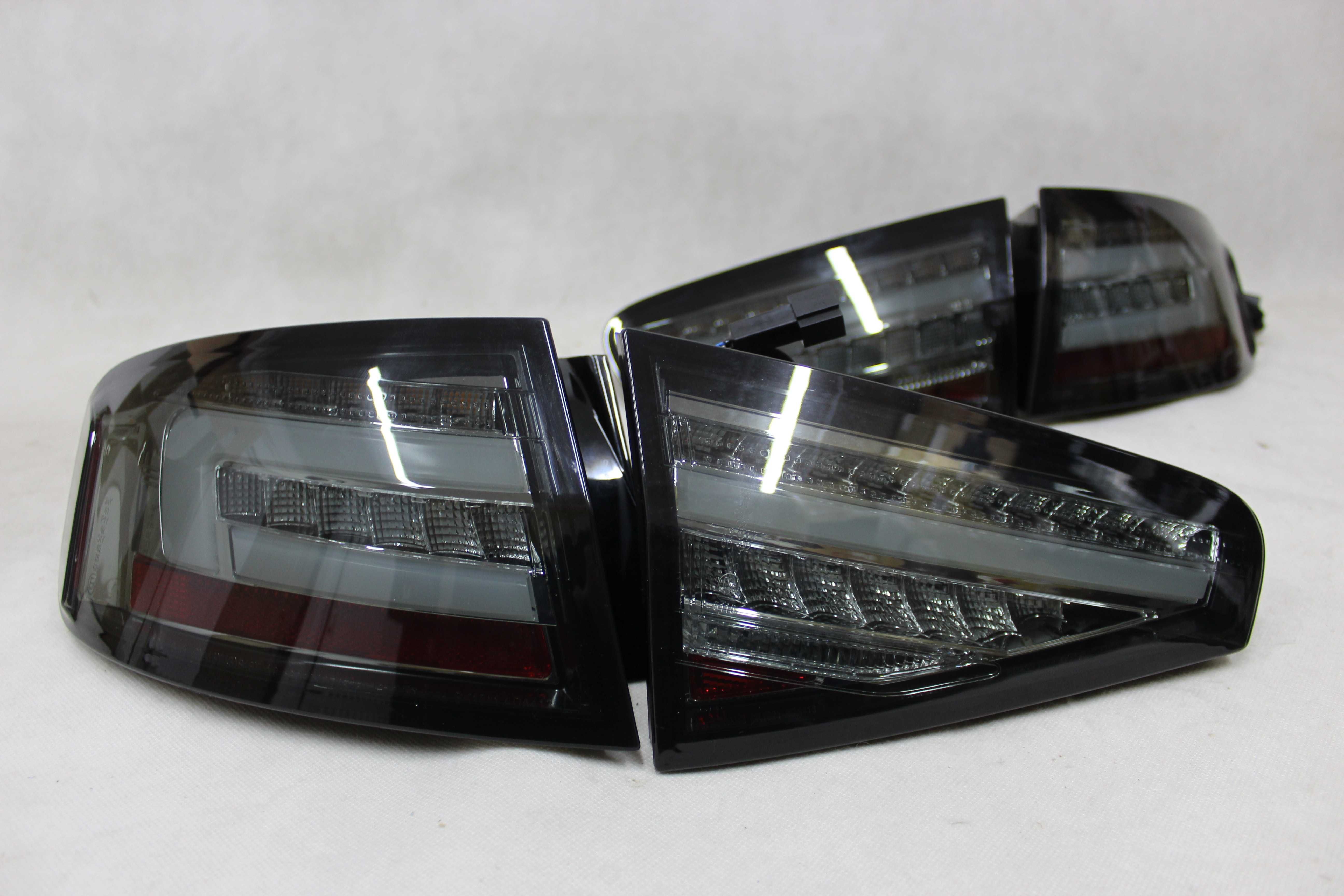 Lampy tył tylne AUDI A4 B8 12-15 LIFT Sedan LED NEON DYNAMICZNE SMOKE