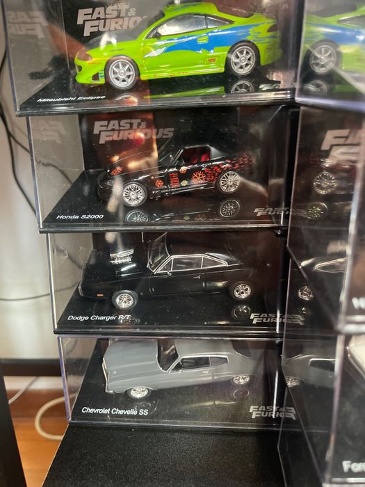 Carros da coleção velocidade furiosa