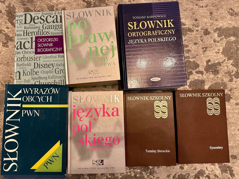 Zbiór słowników. Wyrazów obcych, polskiego, poprawnej, ortograficzny++