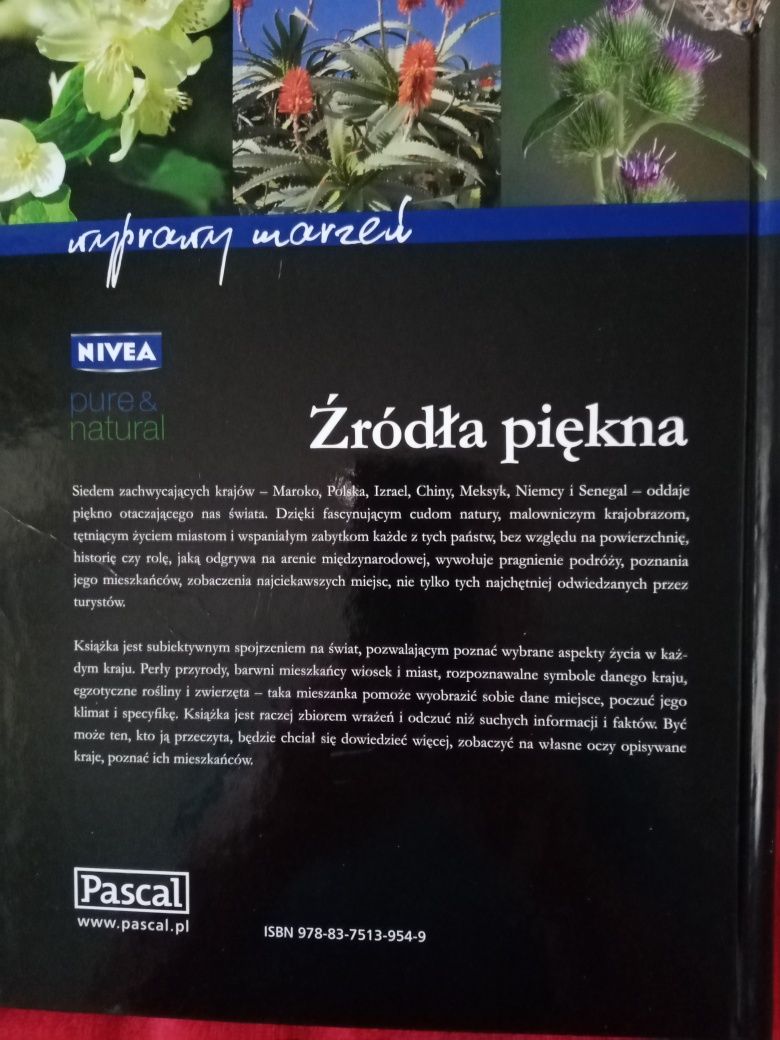 Książka Źródła piękna wydawnictwa Pascal. Wyprawy marzeń