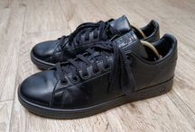 кросівки Adidas Stan Smith Black кеди, по устілці 28,5 см