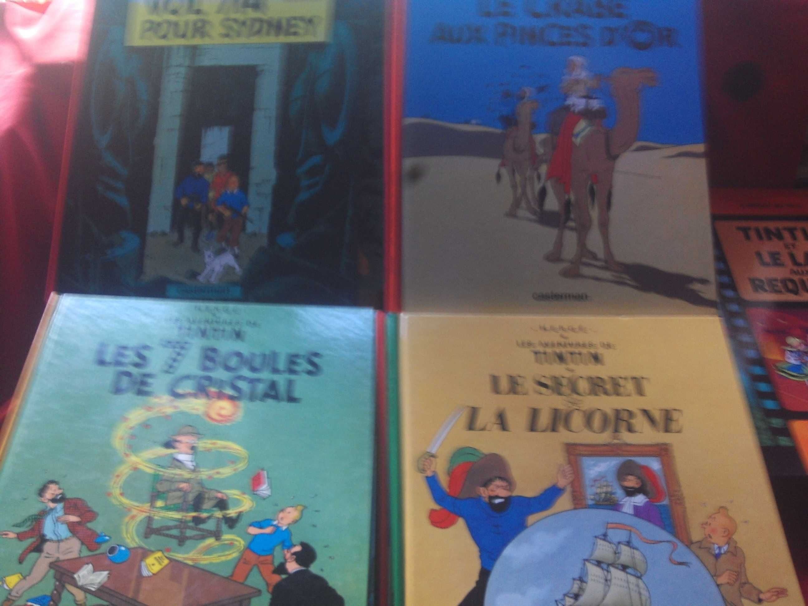 TINTIN original em francês Casterman coleção completa neuve