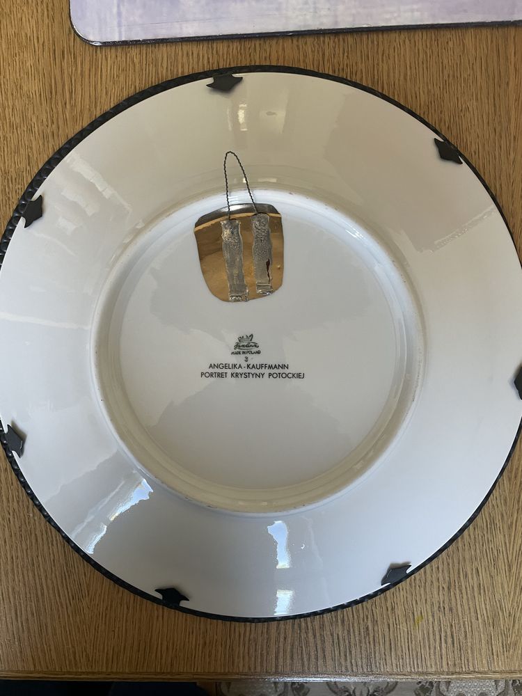 Kolekcjonerska patera, talerz  z Fabryki Porcelany Karolina  PRL