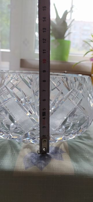 Kryształowa wielką misa