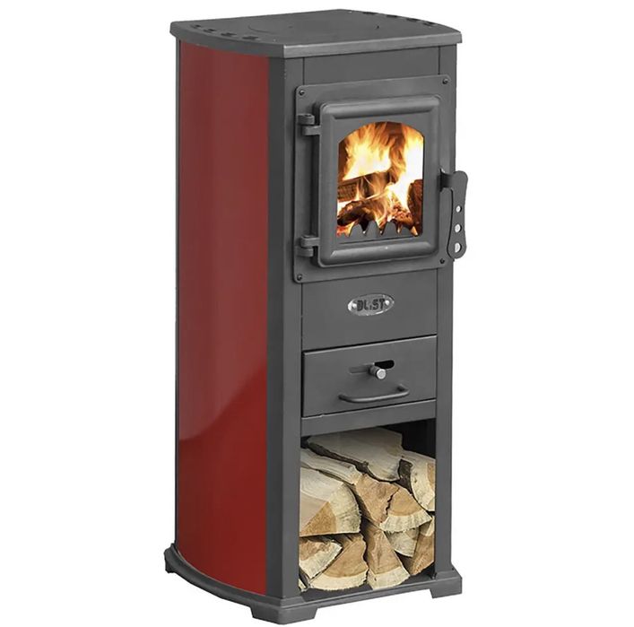 Чавунна піч, буржуйка Blist. Чугунная печь. Камін. Krek