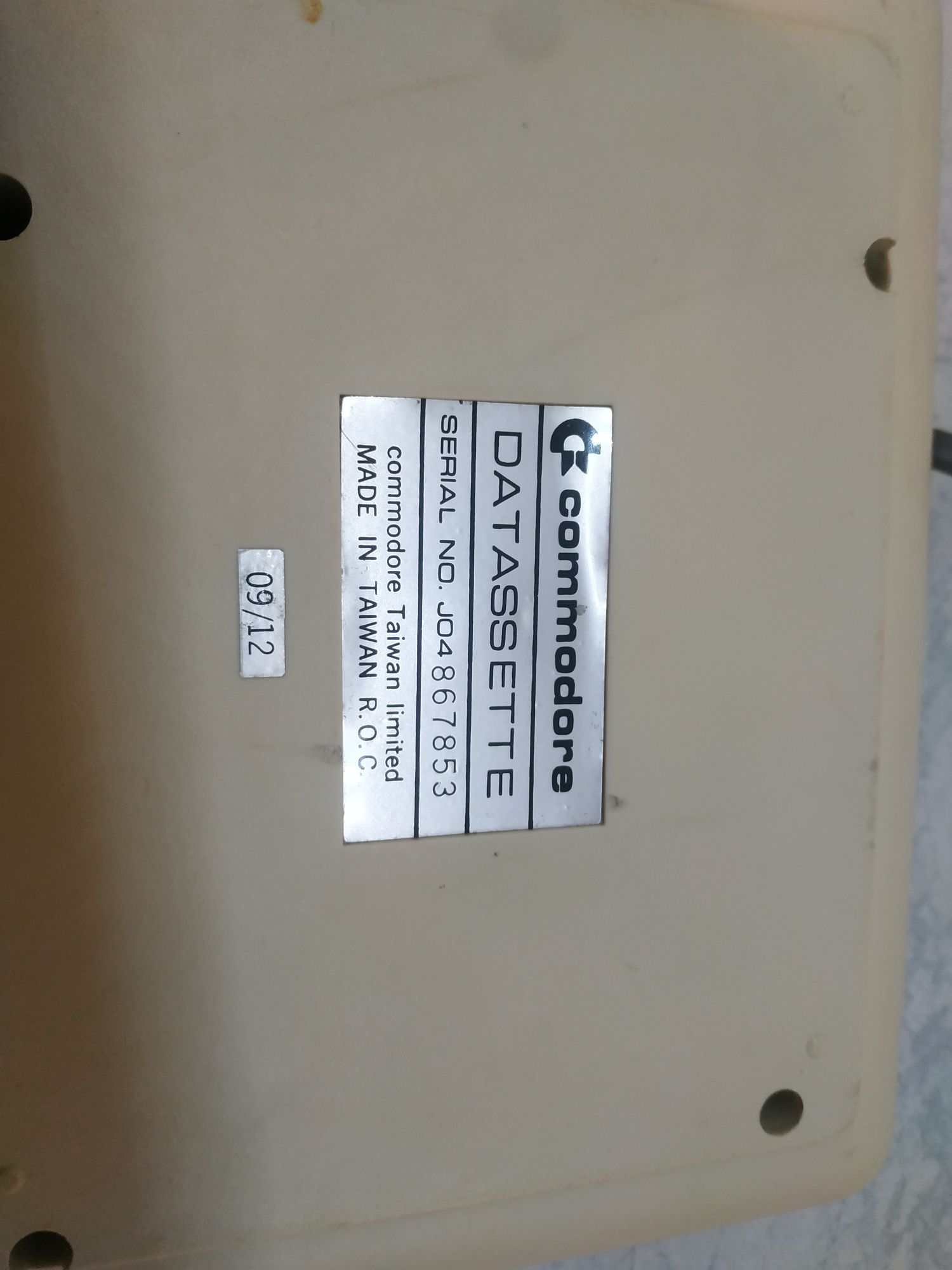 Commodore magnetofon datasette unit C2N 1530